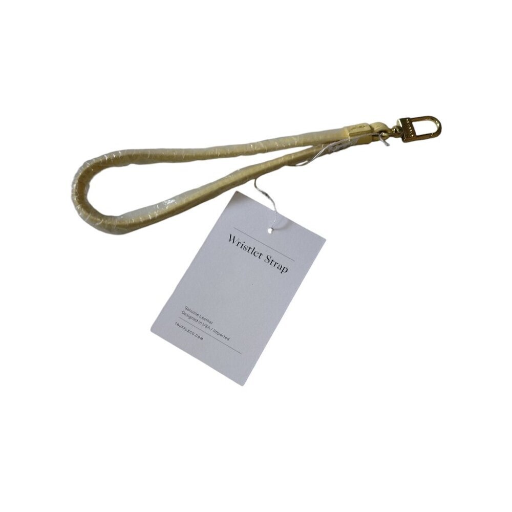 TRUFFLE  Wristlet Strap Leather Travel Makeup Accessories NEW